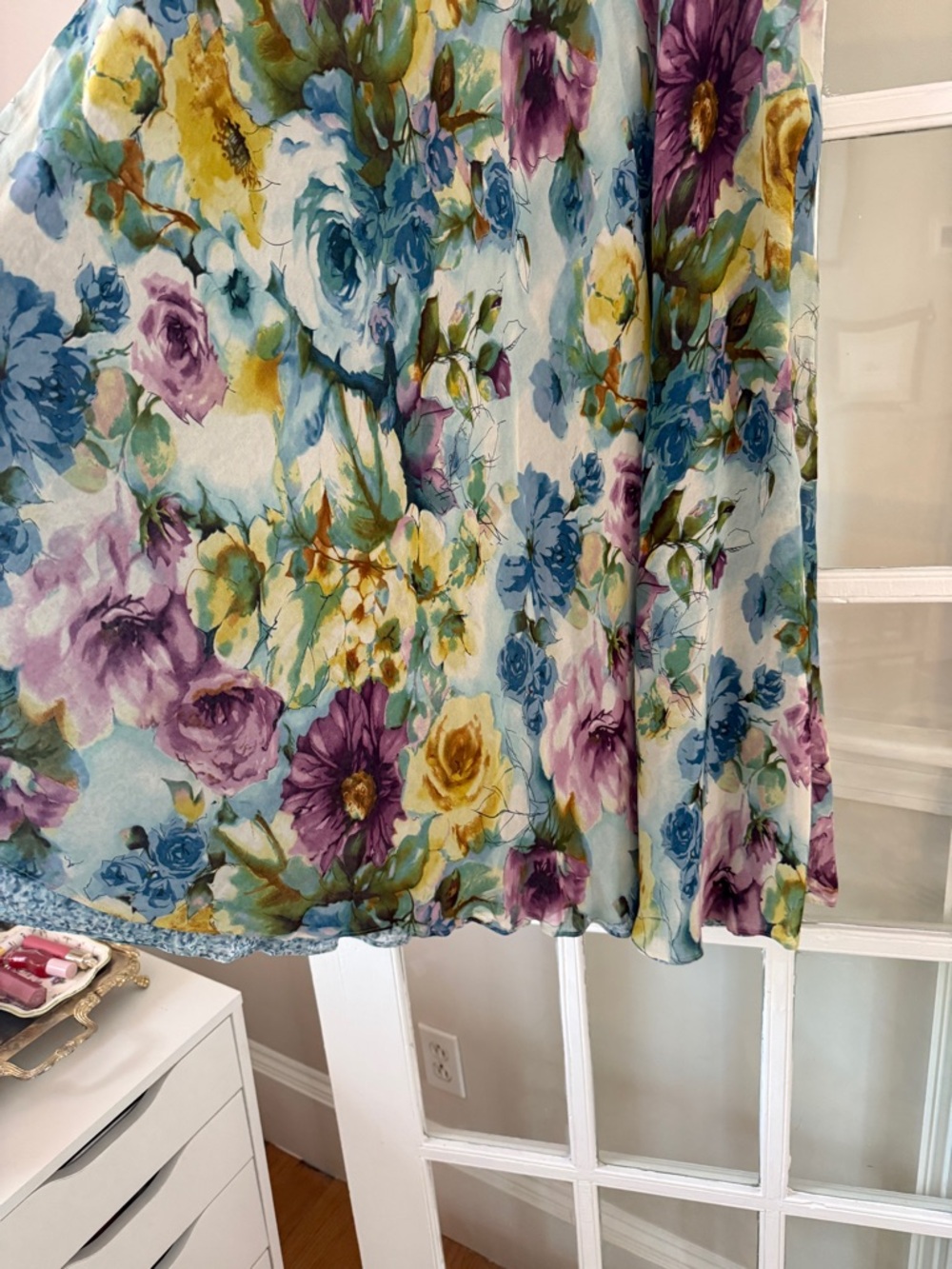 Reversible Floral Maxi Skirt - Picture 6 of 7